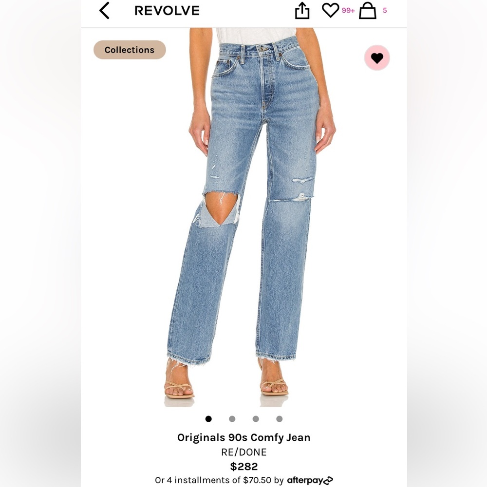 Redone originals jeans. Size 25. Barely worn.